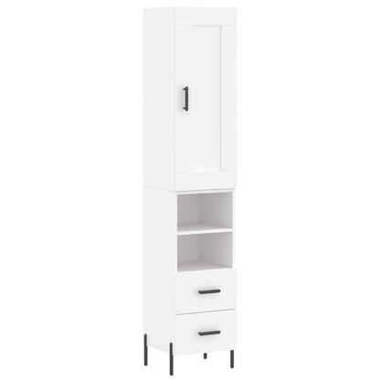 Skap Hvit 34,5x34x180 cm