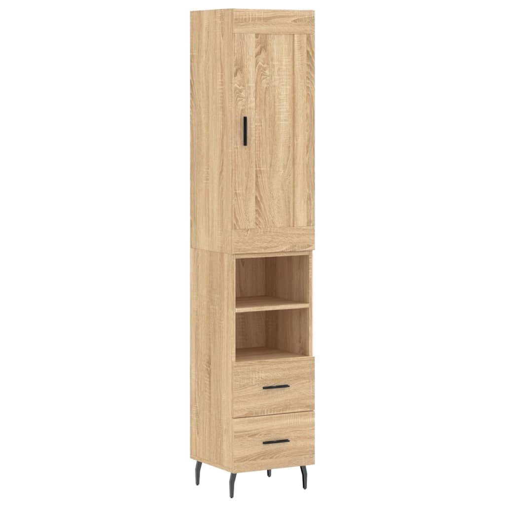 Skap Sonoma Eik 34,5x34x180 cm