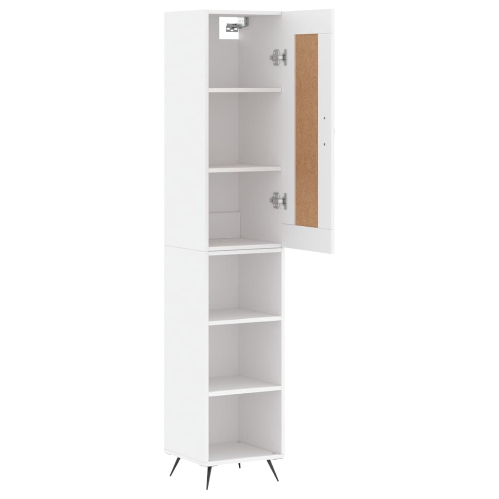 Skap Hvit 34,5x34x180 cm