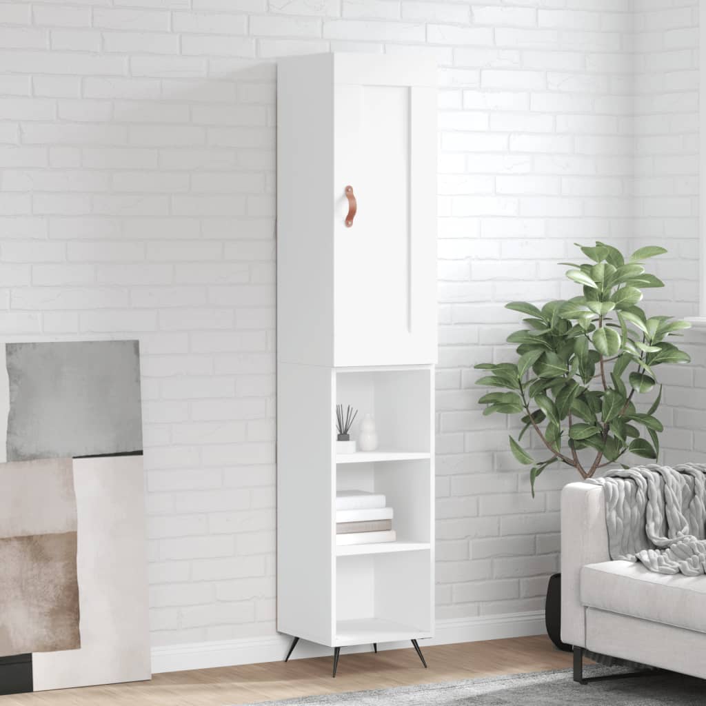 Skap Hvit 34,5x34x180 cm