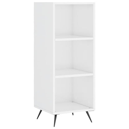 Skap Høyglans Hvit 34,5x34x180 cm