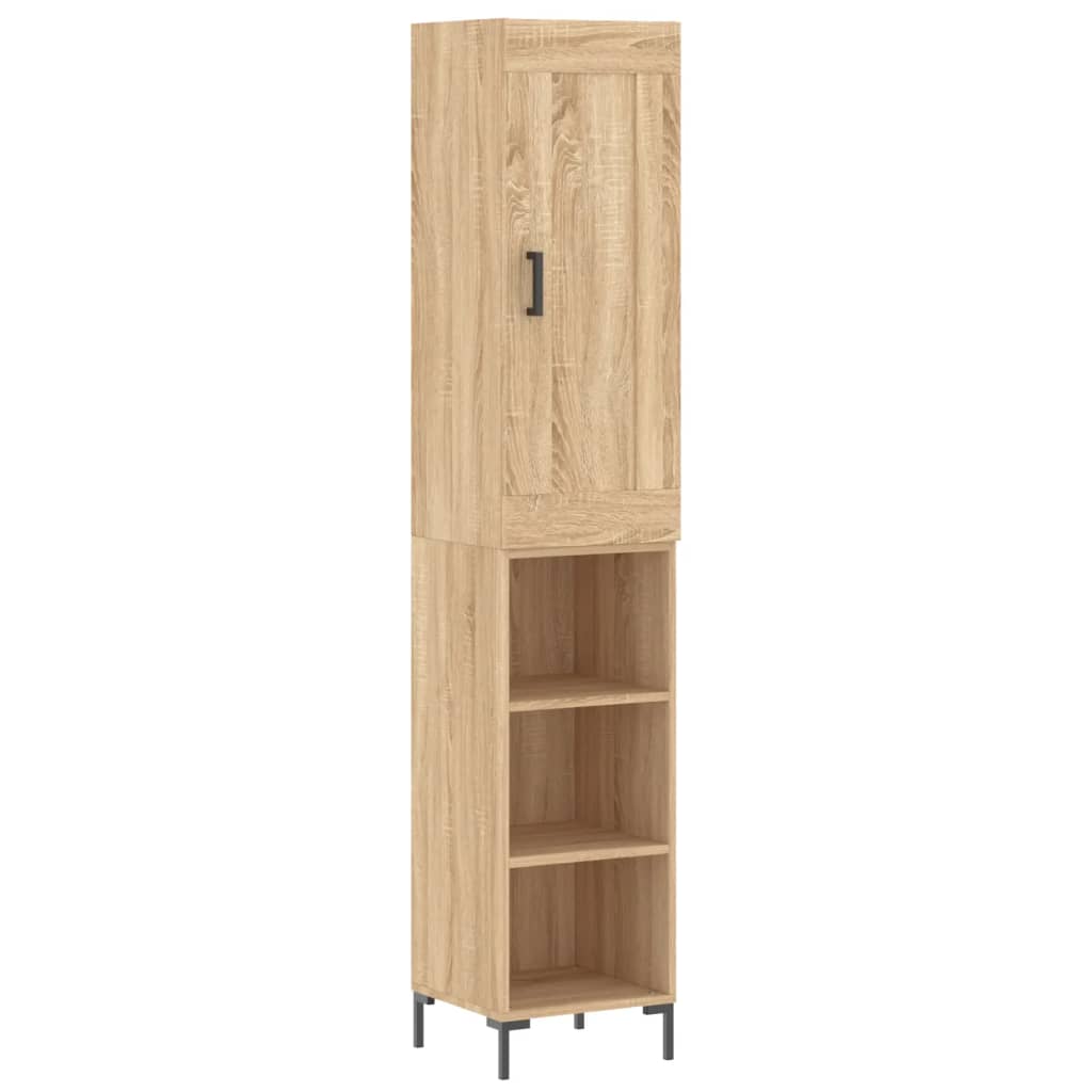 Skap Sonoma Eik 34,5x34x180 cm