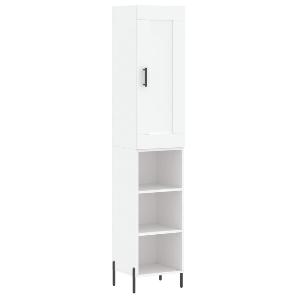 Skap Hvit 34,5x34x180 cm