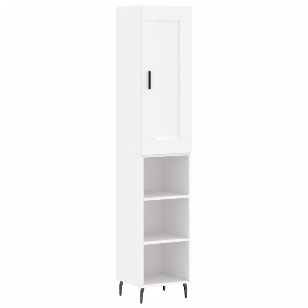 Skap Hvit 34,5x34x180 cm