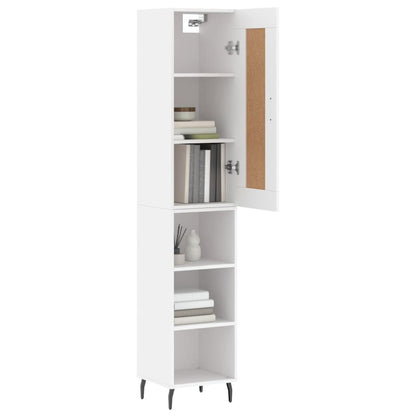 Skap Hvit 34,5x34x180 cm