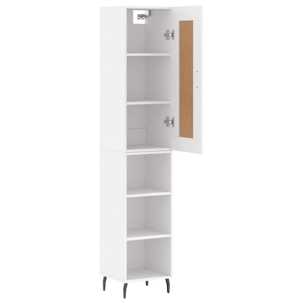 Skap Hvit 34,5x34x180 cm