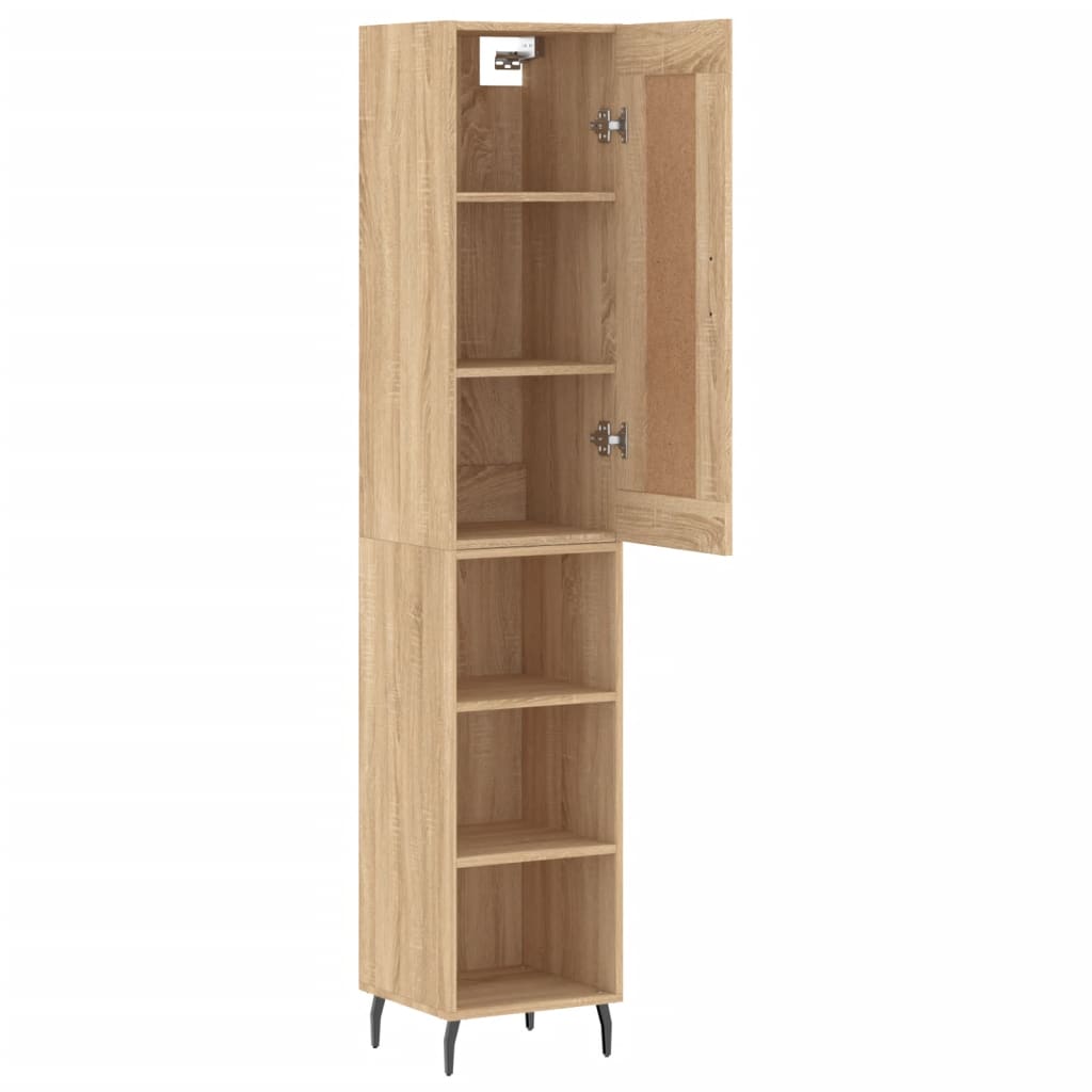 Skap Sonoma Eik 34,5x34x180 cm