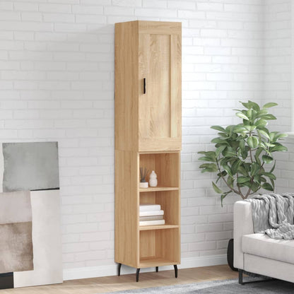 Skap Sonoma Eik 34,5x34x180 cm