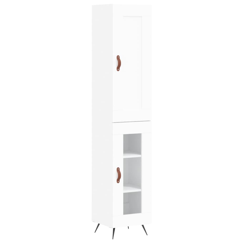 Skap Hvit 34,5x34x180 cm