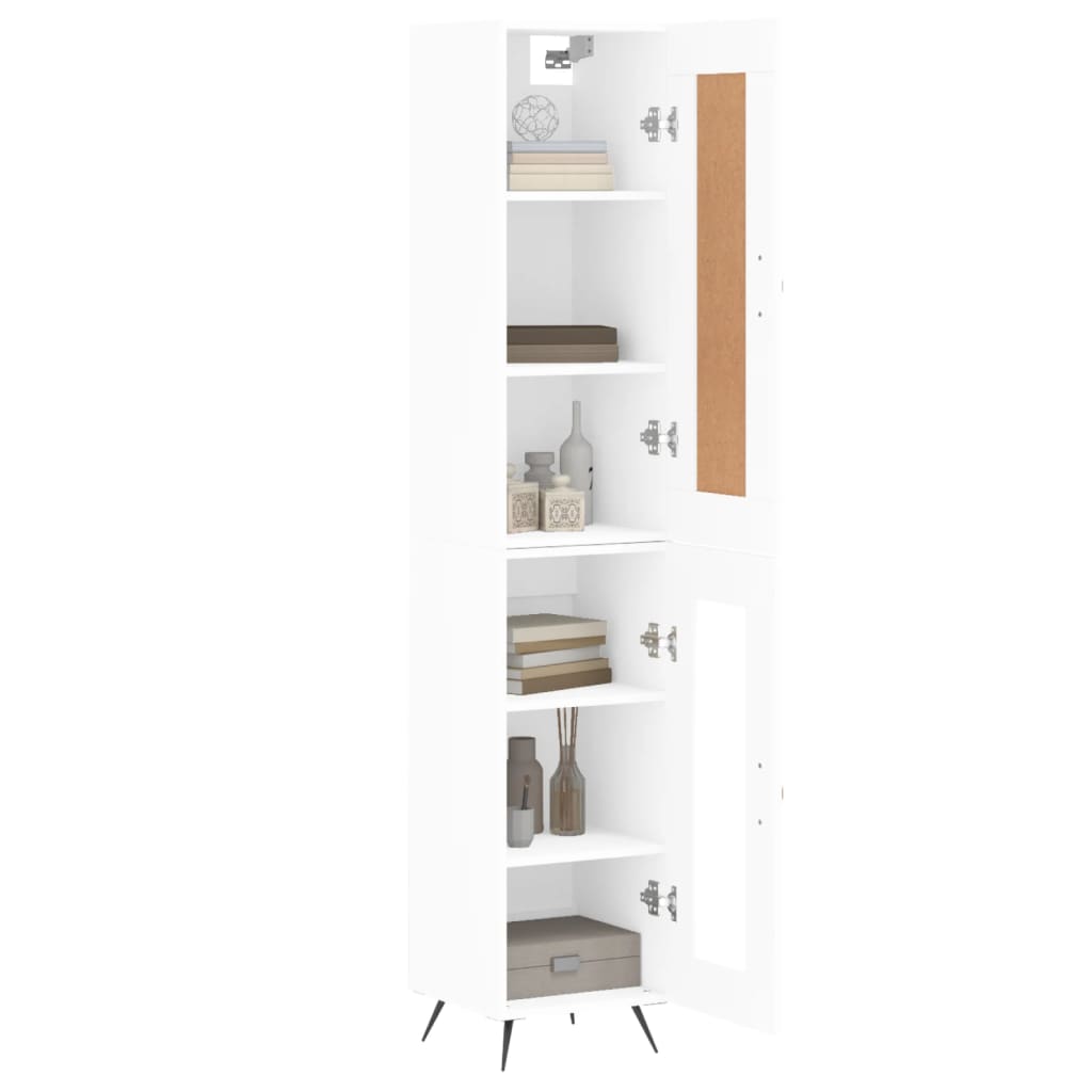Skap Hvit 34,5x34x180 cm