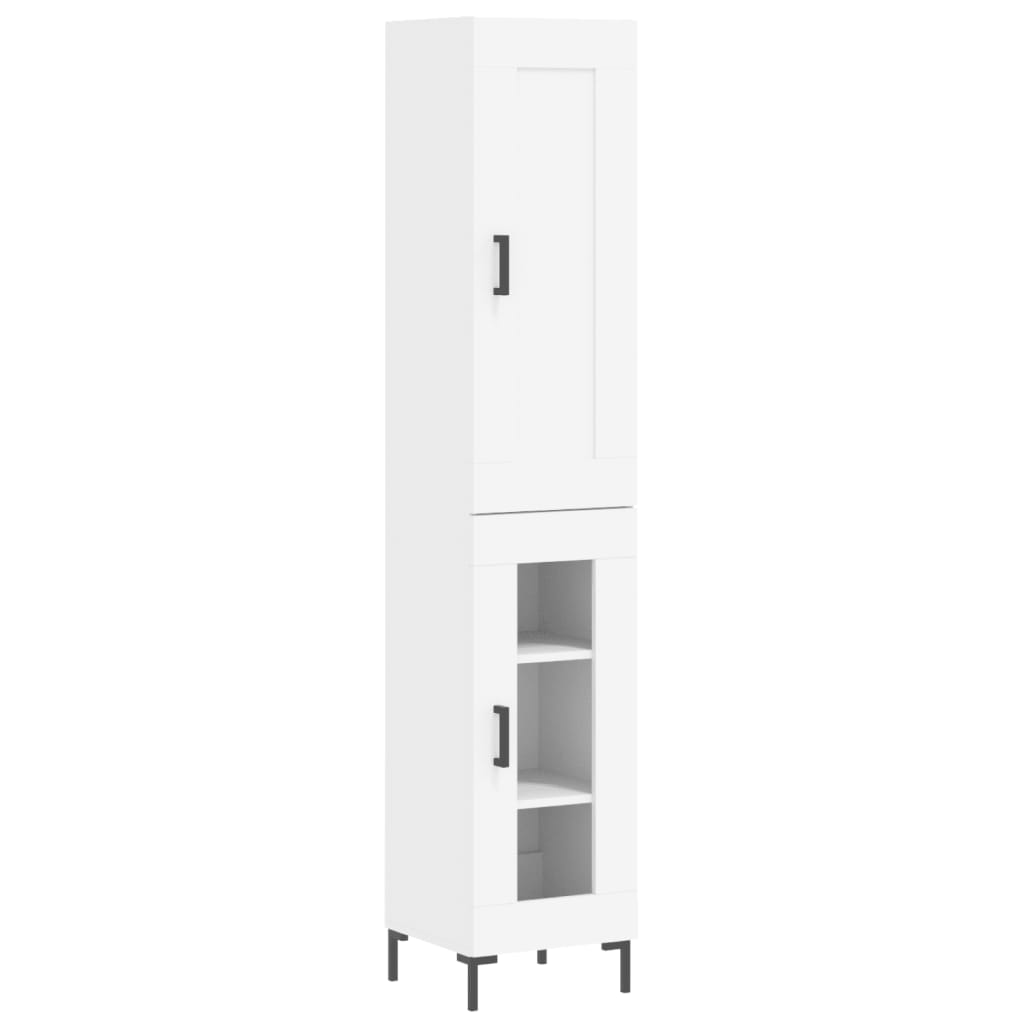 Skap Hvit 34,5x34x180 cm