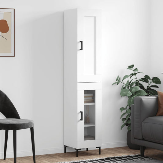 Skap Hvit 34,5x34x180 cm