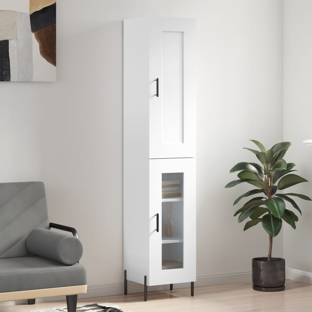 Skap Hvit 34,5x34x180 cm