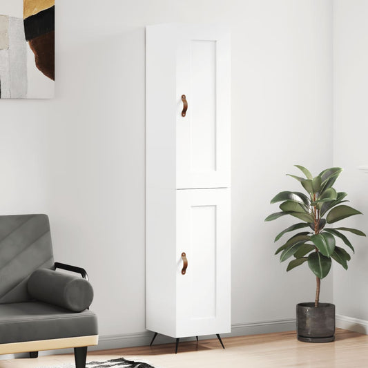 Skap Hvit 34,5x34x180 cm