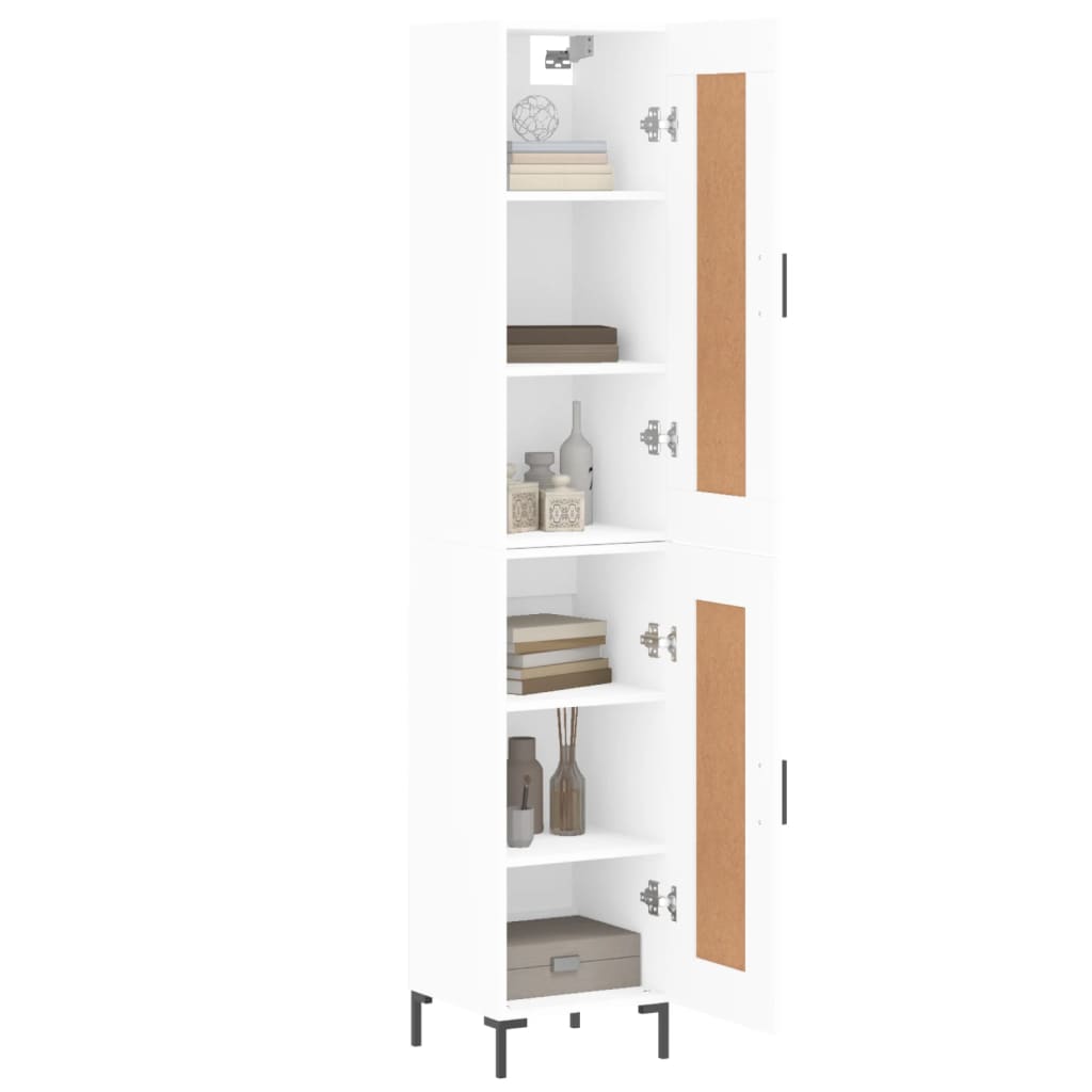 Skap Hvit 34,5x34x180 cm