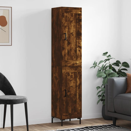 Skap Røkt Eik 34,5x34x180 cm