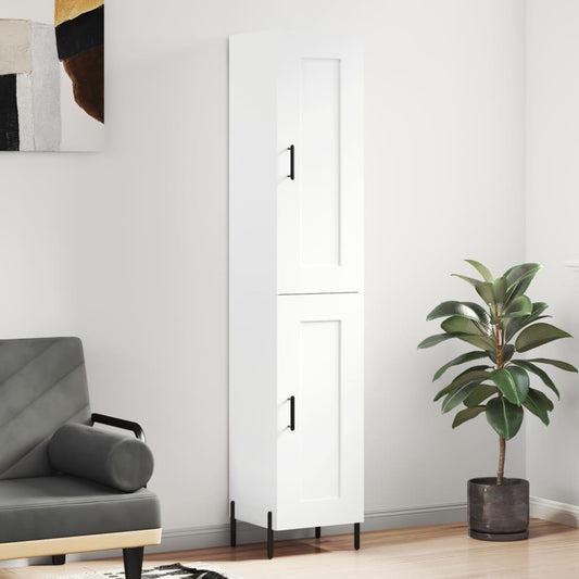 Skap Hvit 34,5x34x180 cm