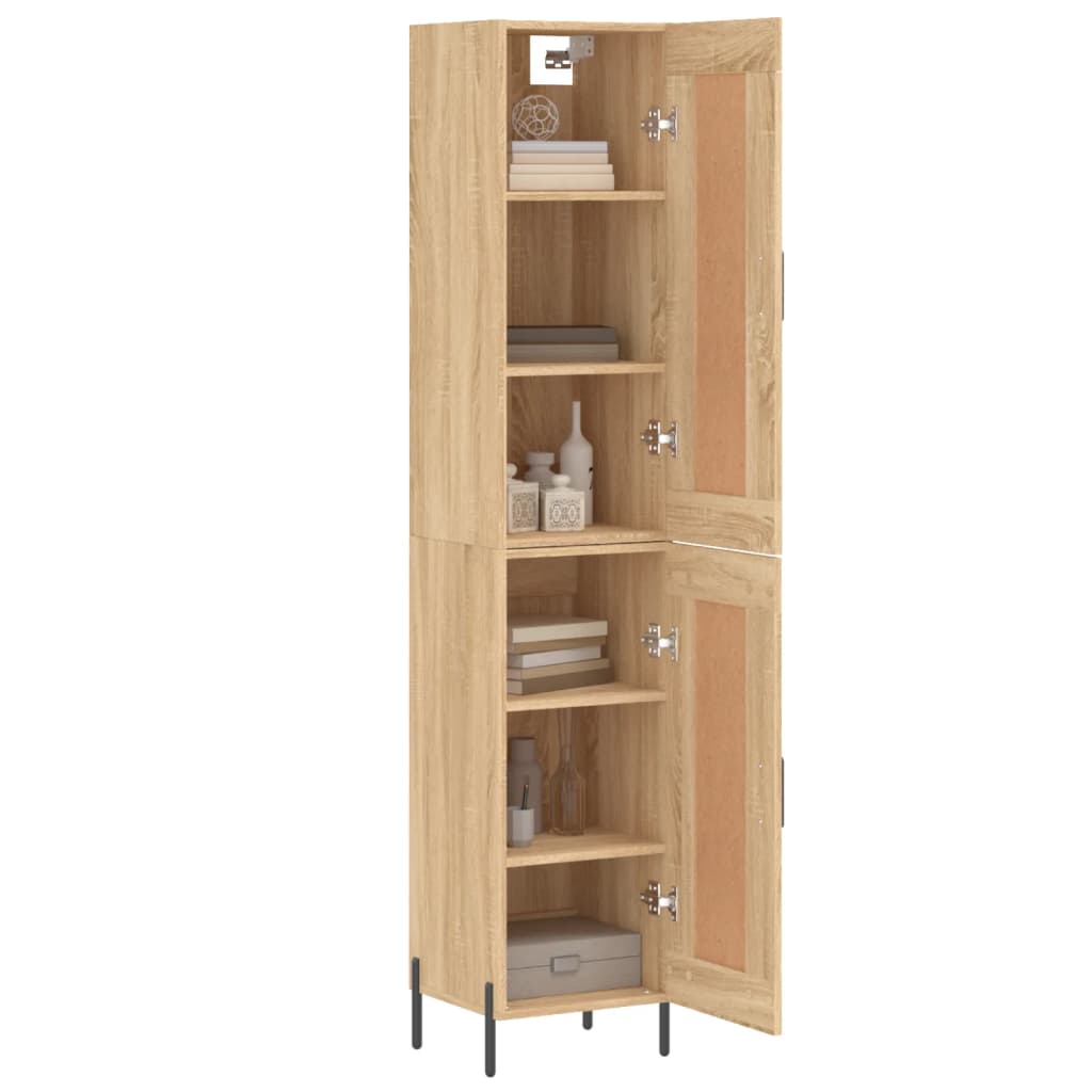 Skap Sonoma Eik 34,5x34x180 cm