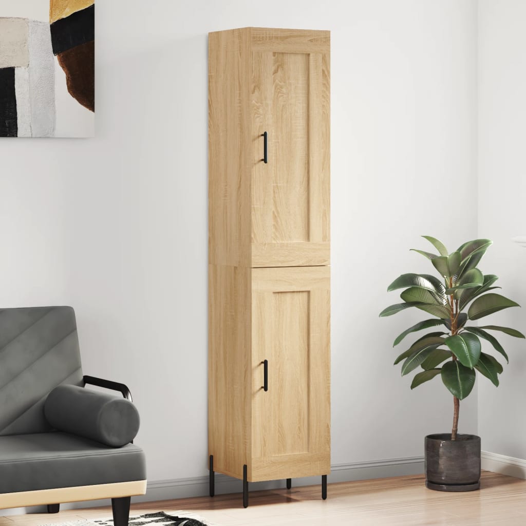 Skap Sonoma Eik 34,5x34x180 cm