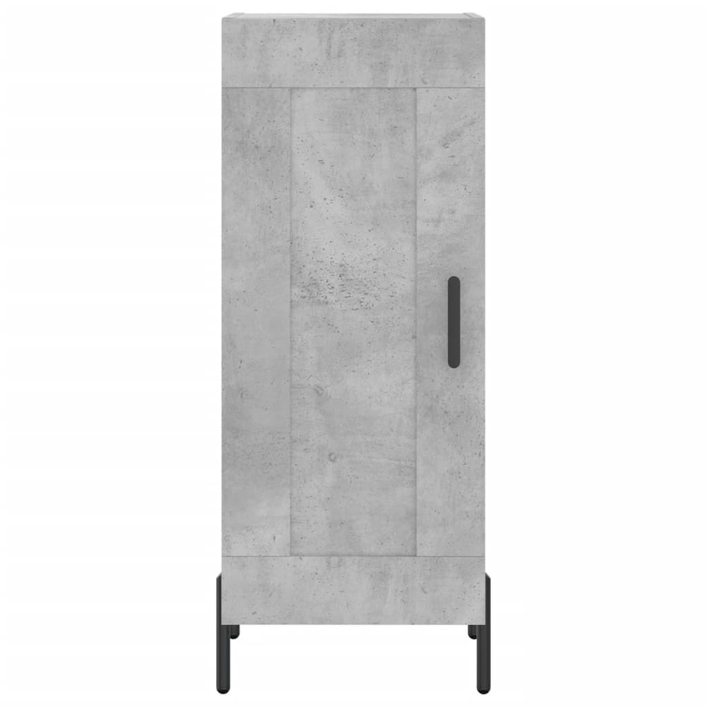 Skap Betonggrå 34,5x34x180 cm