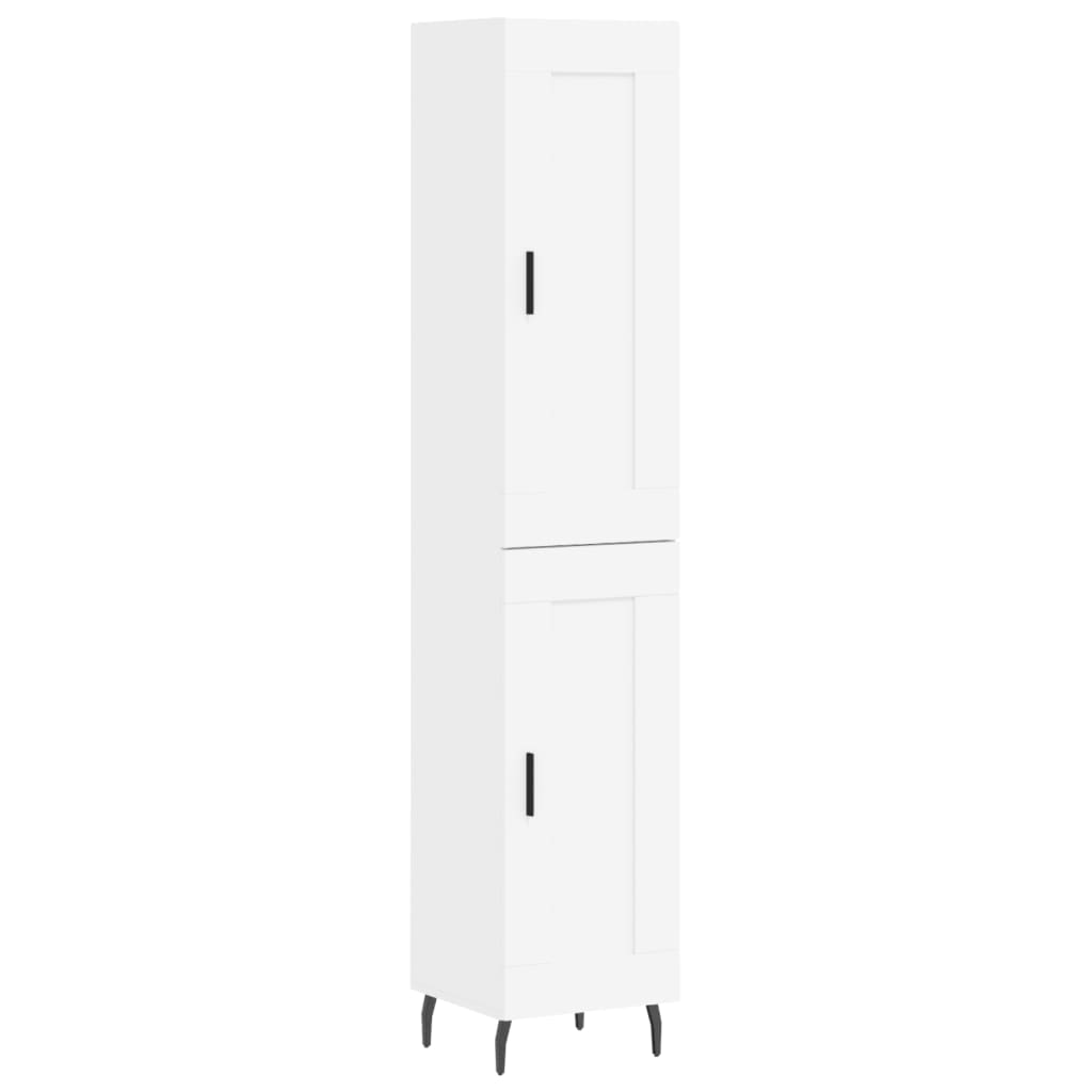 Skap Hvit 34,5x34x180 cm