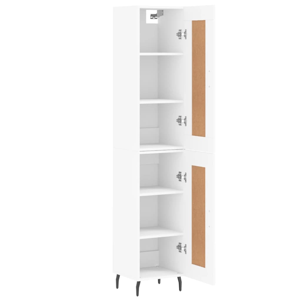 Skap Hvit 34,5x34x180 cm