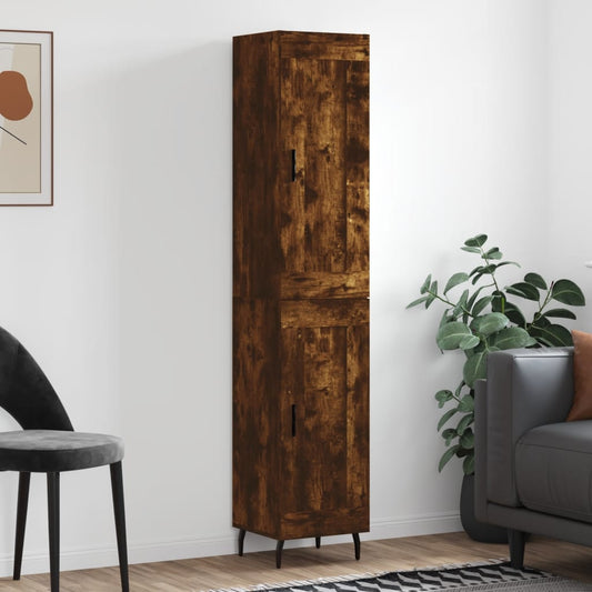 Skap Røkt Eik 34,5x34x180 cm