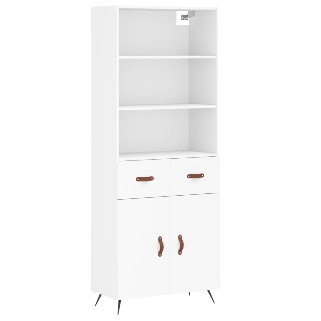 Skap Hvit 69,5x34x180 cm