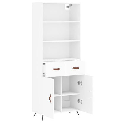 Skap Hvit 69,5x34x180 cm