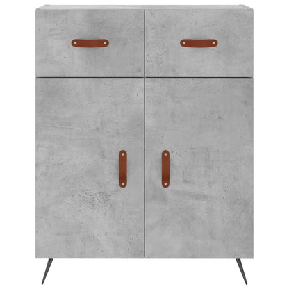 Skap Betonggrå 69,5x34x180 cm