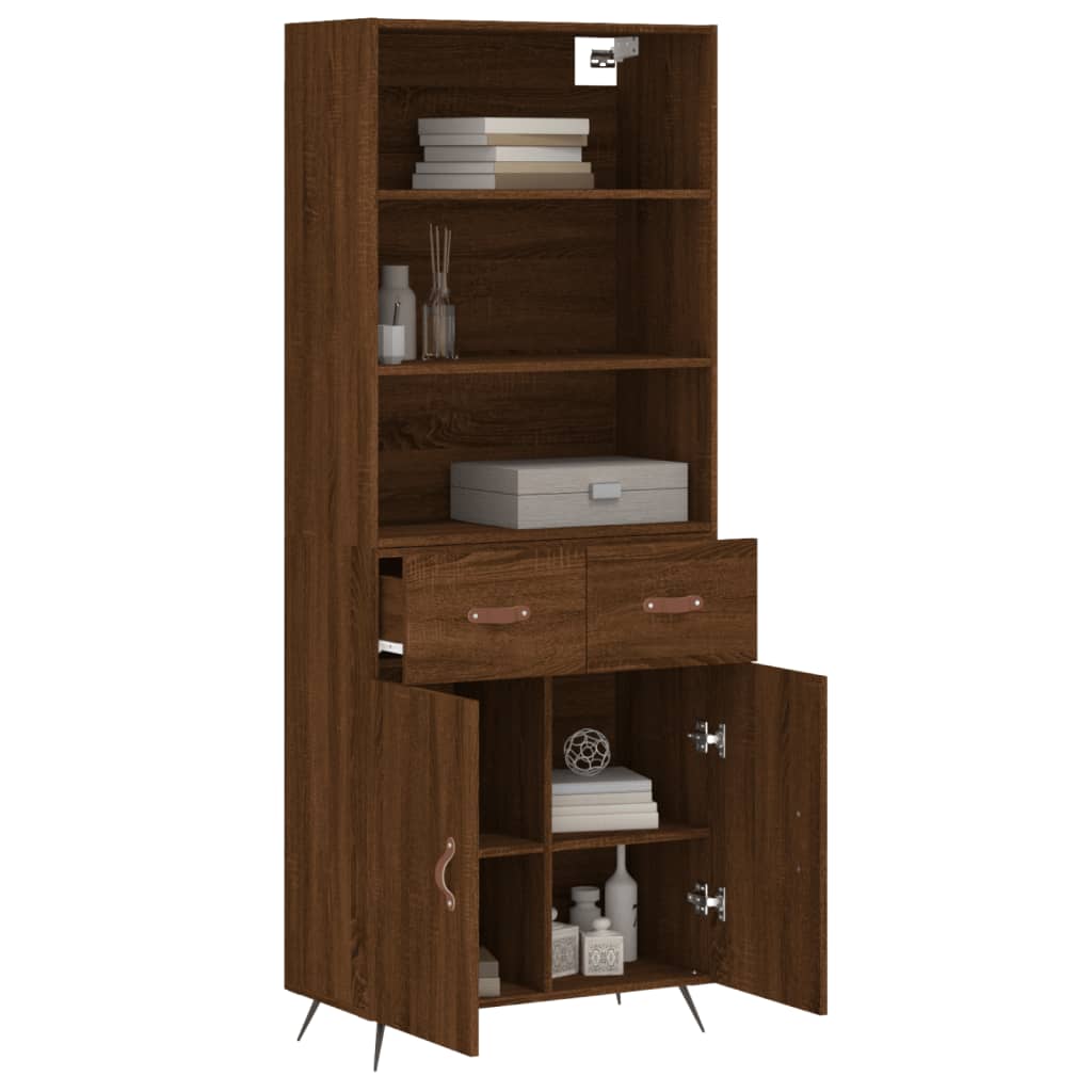 Skap Brun Eik 69,5x34x180 cm