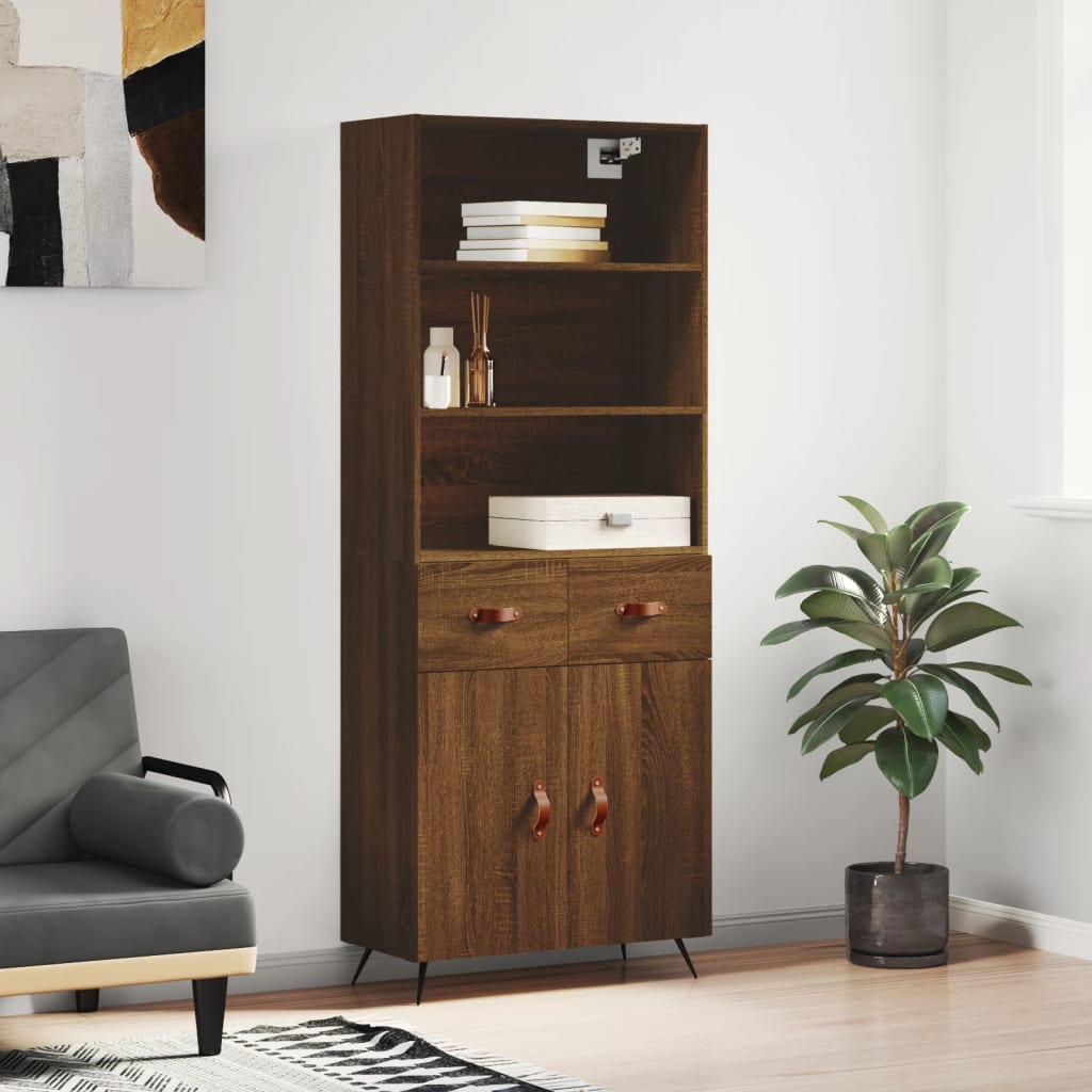 Skap Brun Eik 69,5x34x180 cm