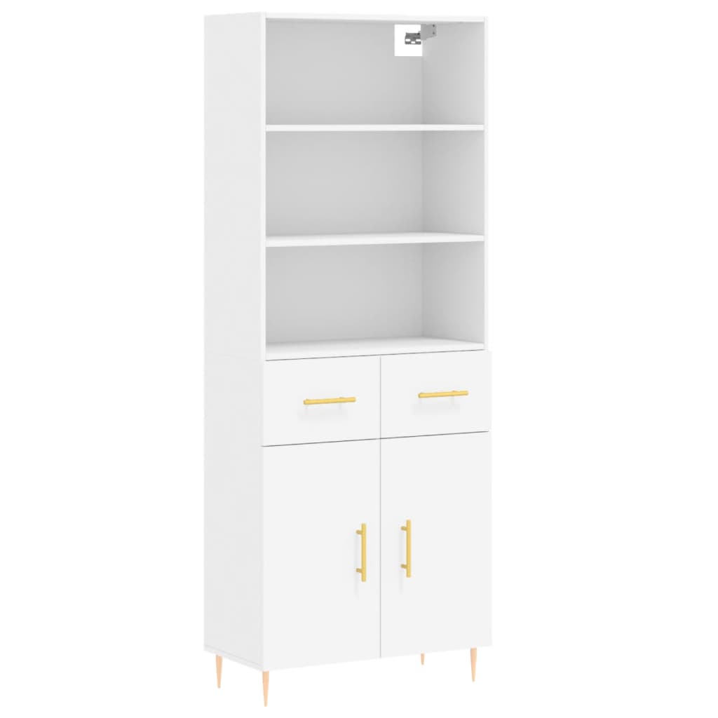 Skap Hvit 69,5x34x180 cm