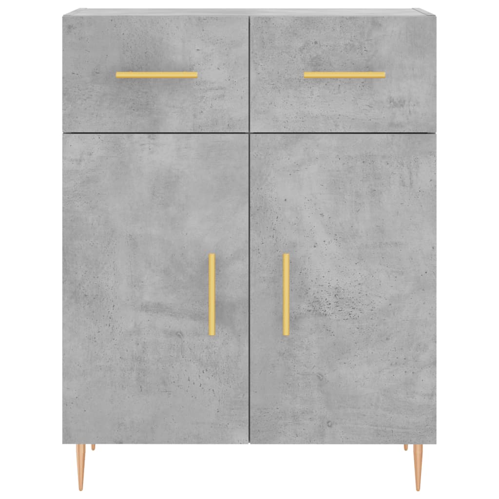 Skap Betonggrå 69,5x34x180 cm