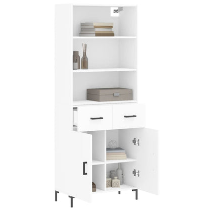Skap Hvit 69,5x34x180 cm