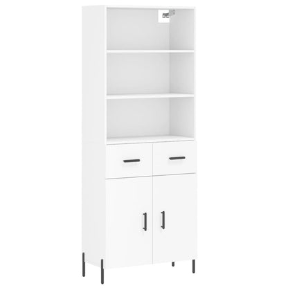Skap Hvit 69,5x34x180 cm
