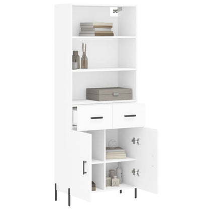 Skap Hvit 69,5x34x180 cm