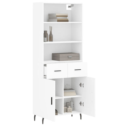 Skap Hvit 69,5x34x180 cm