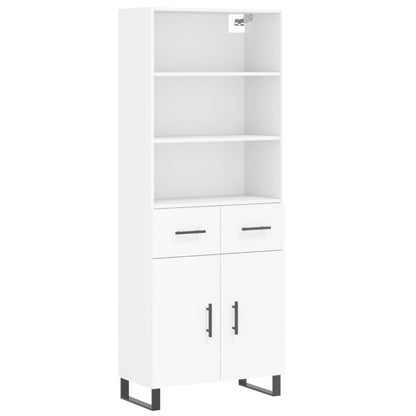 Skap Hvit 69,5x34x180 cm