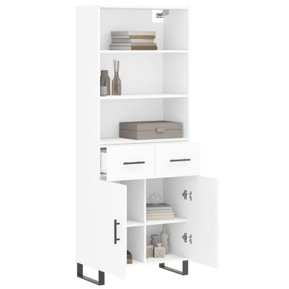 Skap Hvit 69,5x34x180 cm