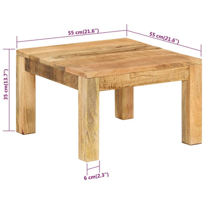 Salongbord Sofabord Tre Heltre Mango 55x55x35 cm