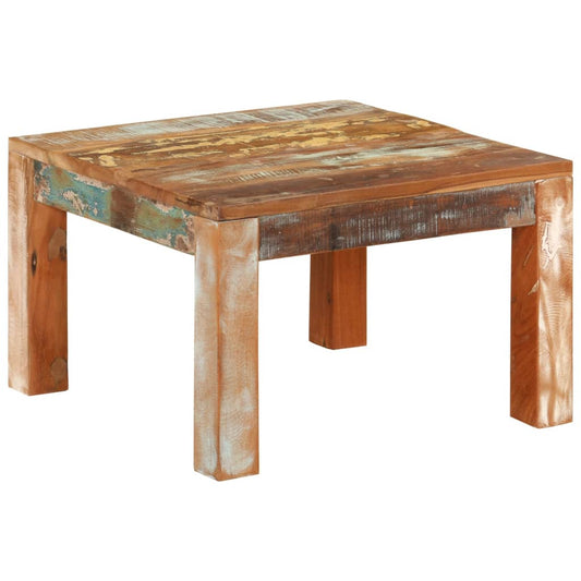 Salongbord Sofabord Tre 55x55x35 cm gjenvunnet heltre