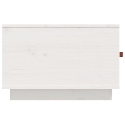 Salongbord Sofabord Hvit 60x53x35 cm heltre furu
