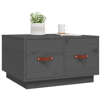 Salongbord Sofabord Grå 60x53x35 cm heltre furu