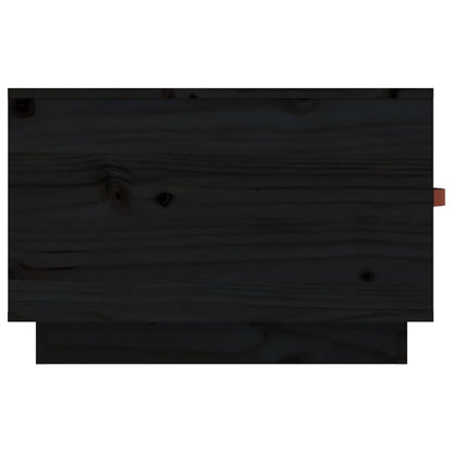 Salongbord Sofabord Svart 60x53x35 cm heltre furu