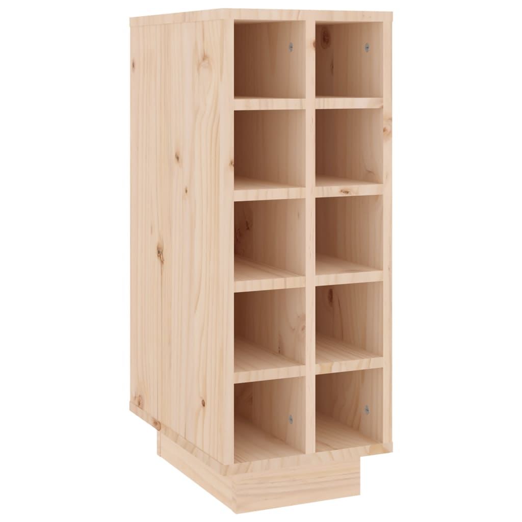 Vinstativ Vinhylle 23x34x61 cm heltre furu