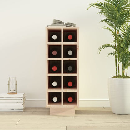 Vinstativ Vinhylle 23x34x61 cm heltre furu