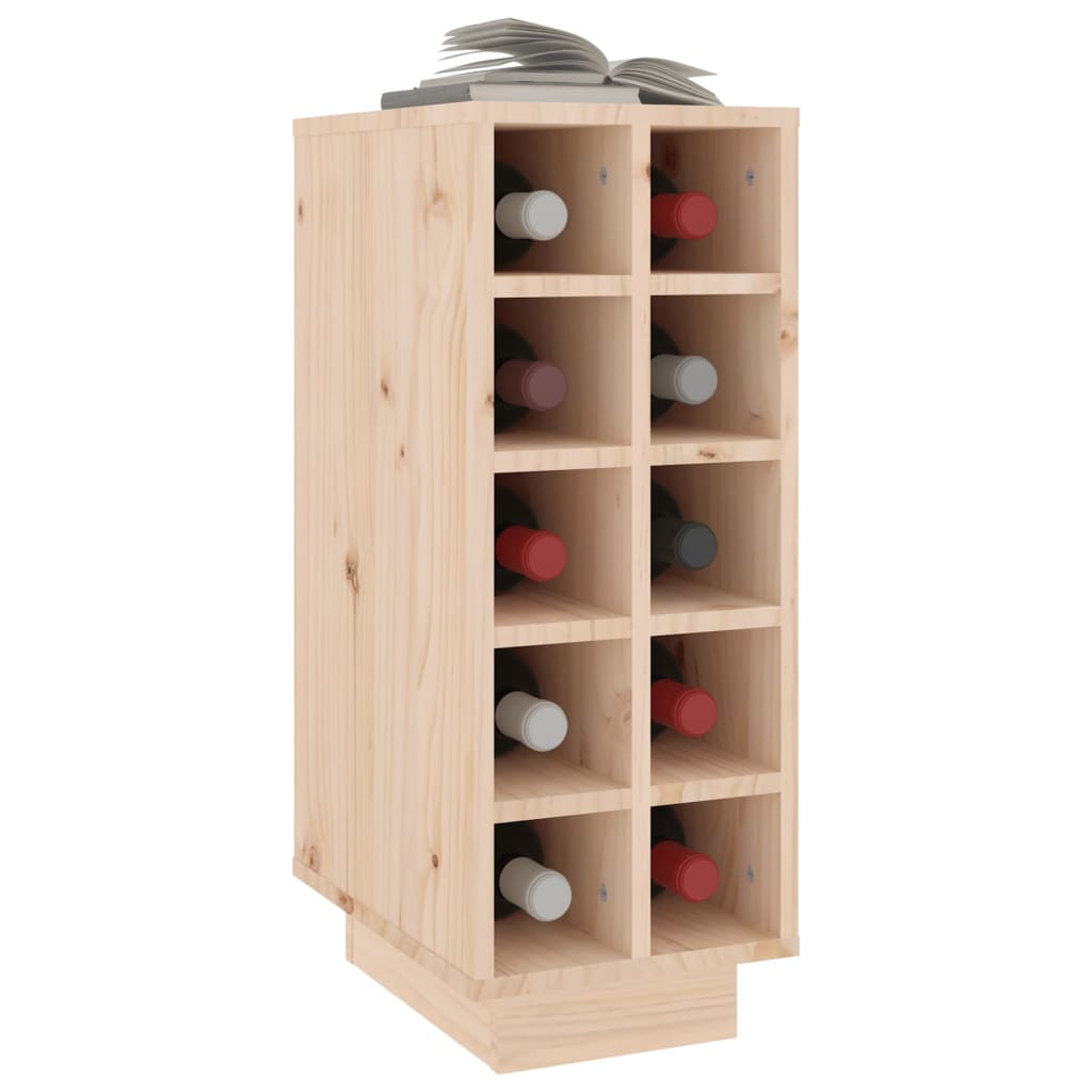 Vinstativ Vinhylle 23x34x61 cm heltre furu
