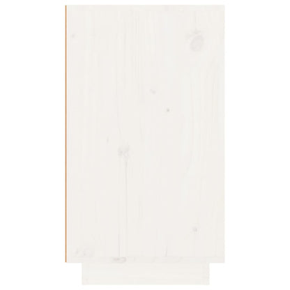 Vinstativ Vinhylle Hvit 23x34x61 cm heltre furu