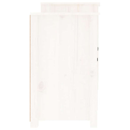 Skjenk Hvit 164x37x68 cm heltre furu